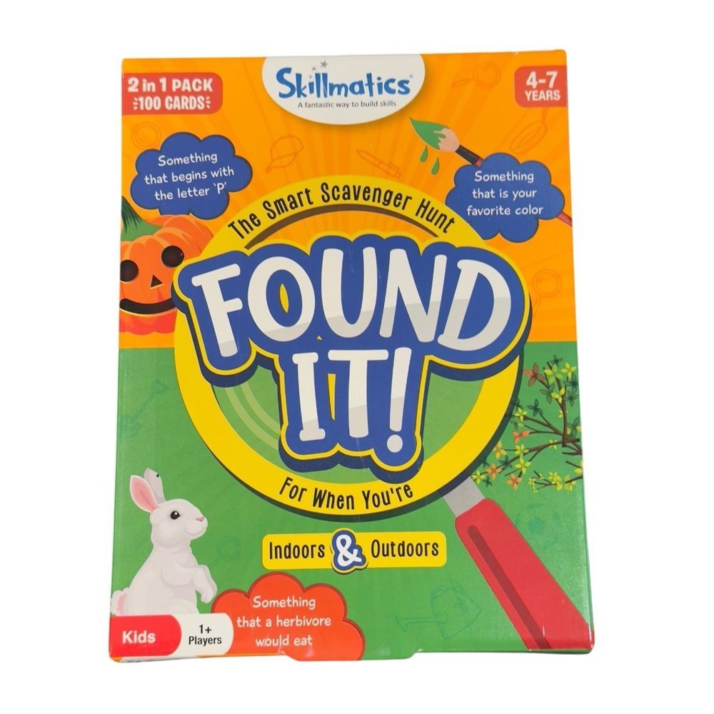 Skillmatics Found It! Scavenger Hunt Kids Screen-Free Family Fun Card Game.